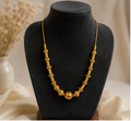 Traditional Gold-Plated Temple Necklace | VA Collections