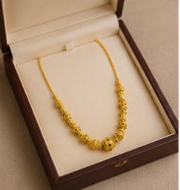 Traditional Gold-Plated Temple Necklace | VA Collections